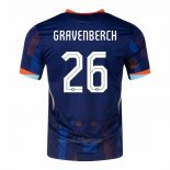 Camiseta Paises Bajos Jugador Gravenberch Segunda 2024-2025