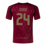 Camiseta Belgica Jugador Onana Primera 2024