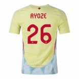 Camiseta Espana Jugador Ayoze Segunda 2024