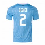 Camiseta Belgica Jugador Debast Segunda 2024
