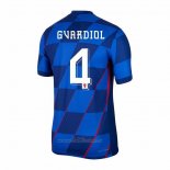 Camiseta Croacia Jugador Gvardiol Segunda 2024