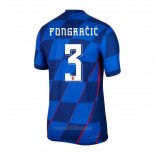 Camiseta Croacia Jugador Pongracic Segunda 2024