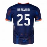 Camiseta Paises Bajos Jugador Bergwijn Segunda 2024-2025