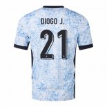 Camiseta Portugal Jugador Diogo J. Segunda 2024