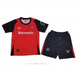 Camiseta Bayer Leverkusen Primera Nino 2024-2025