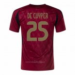 Camiseta Belgica Jugador De Cuyper Primera 2024