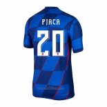 Camiseta Croacia Jugador Pjaca Segunda 2024